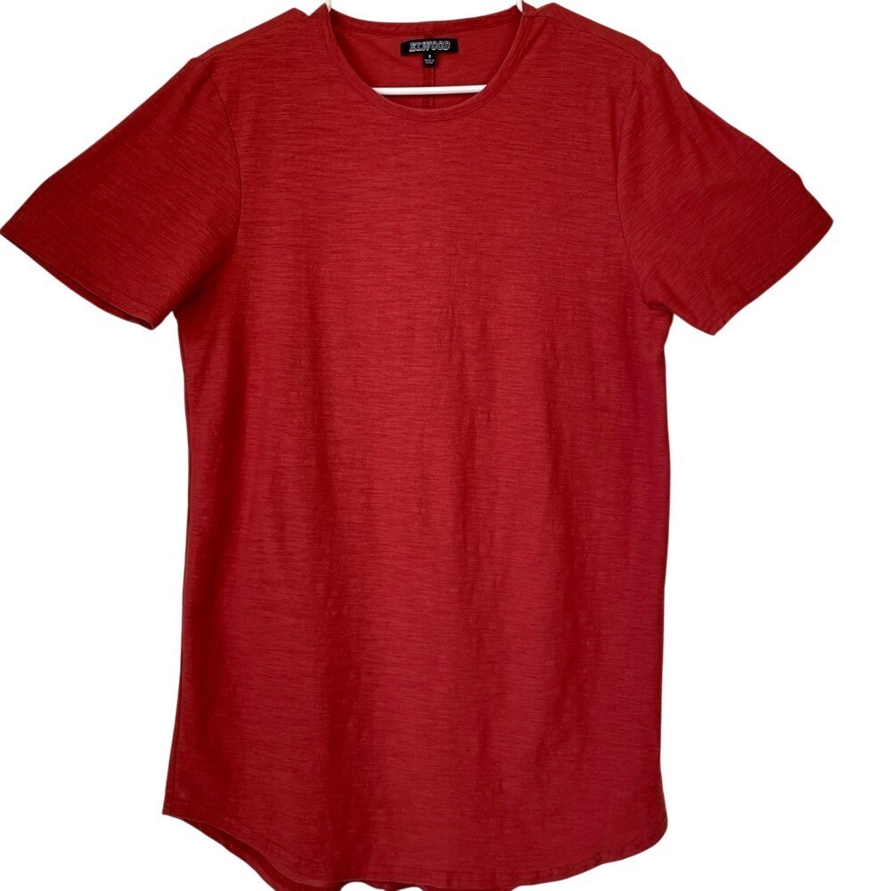 Elwood Blood Orange Casual Basics Cotton Relax Fit Crewneck T-Shirt